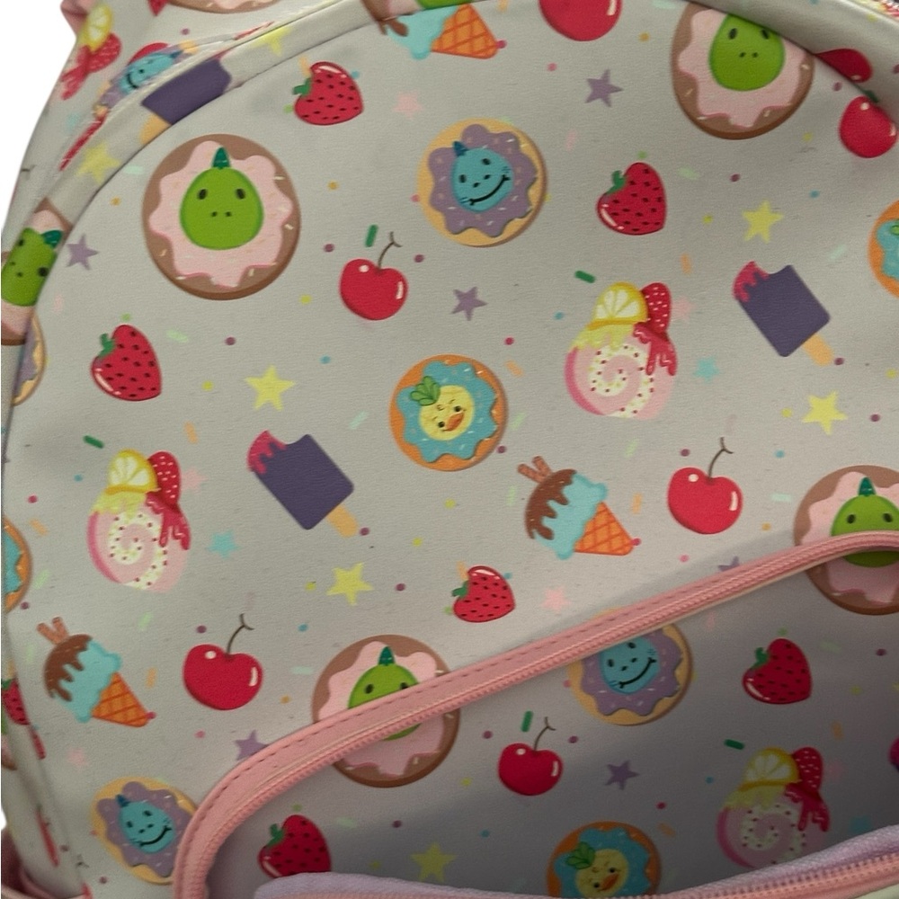 ME Makeover Essentials Cream and Pink Kids ice‎ Cream Donuts Sprinkles Backpack - Picture 2 of 12